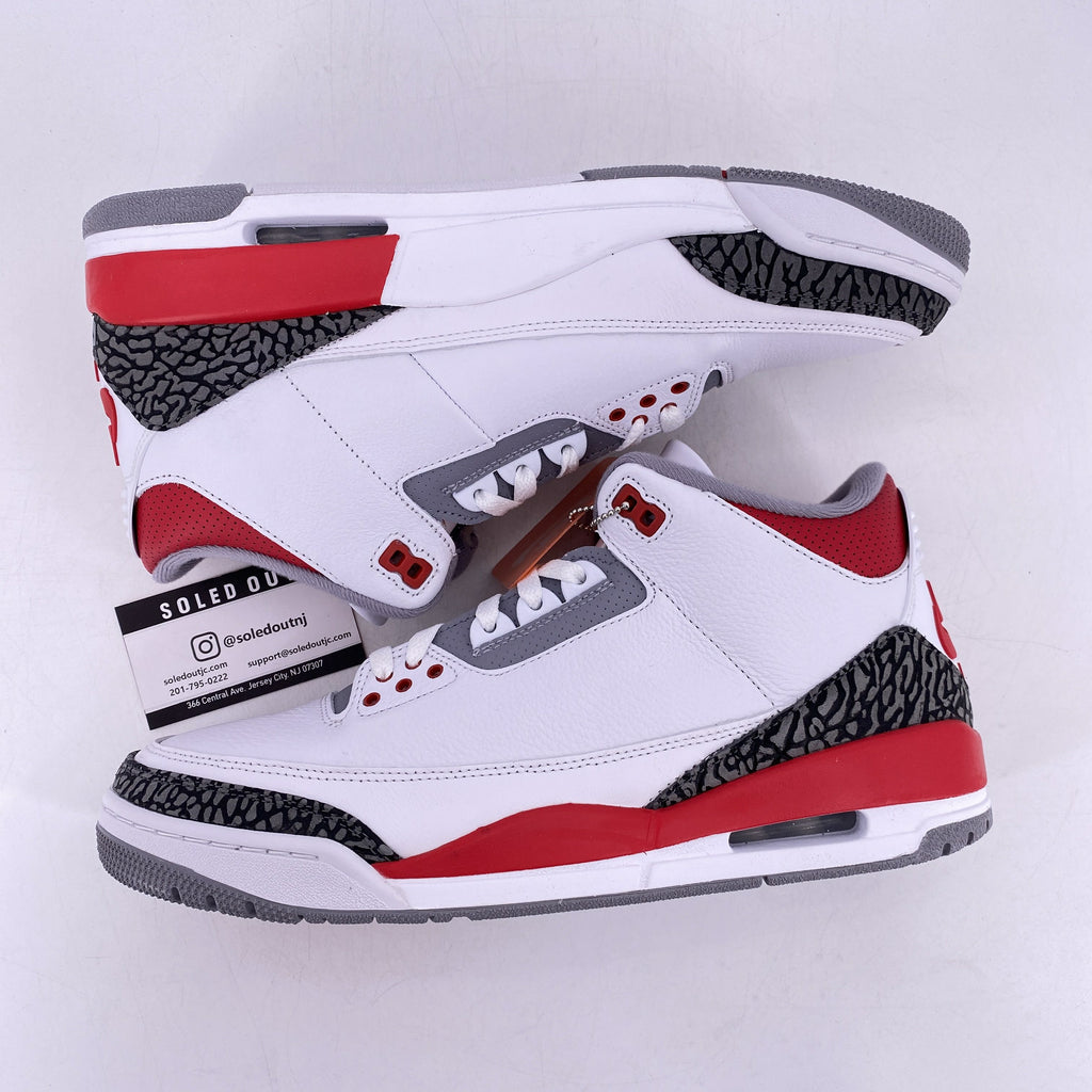 Air Jordan 3 Retro "Fire Red" 2022 New Size 11.5