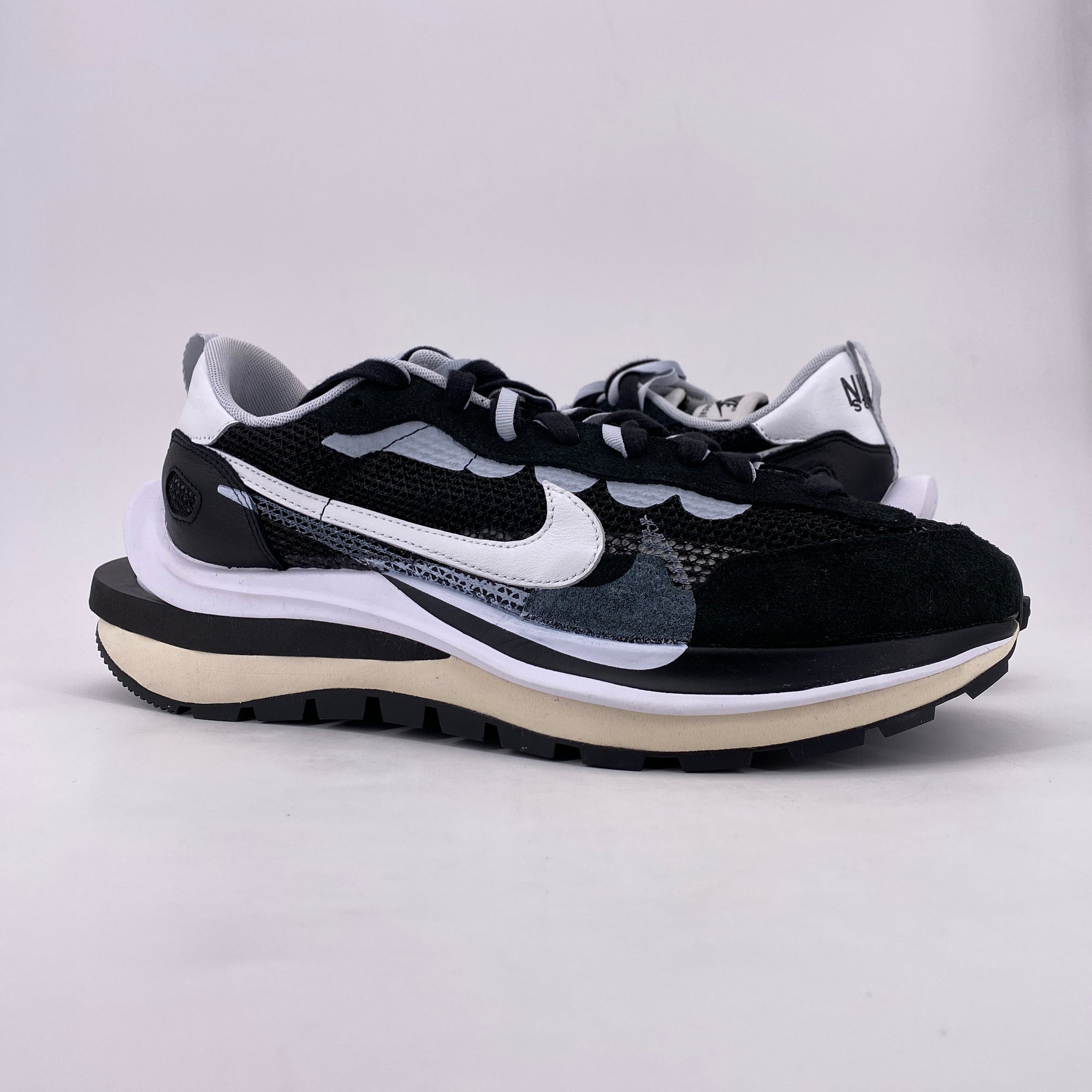 Nike Vaporwaffle / Sacai &quot;Black White&quot; 2020 New Size 12