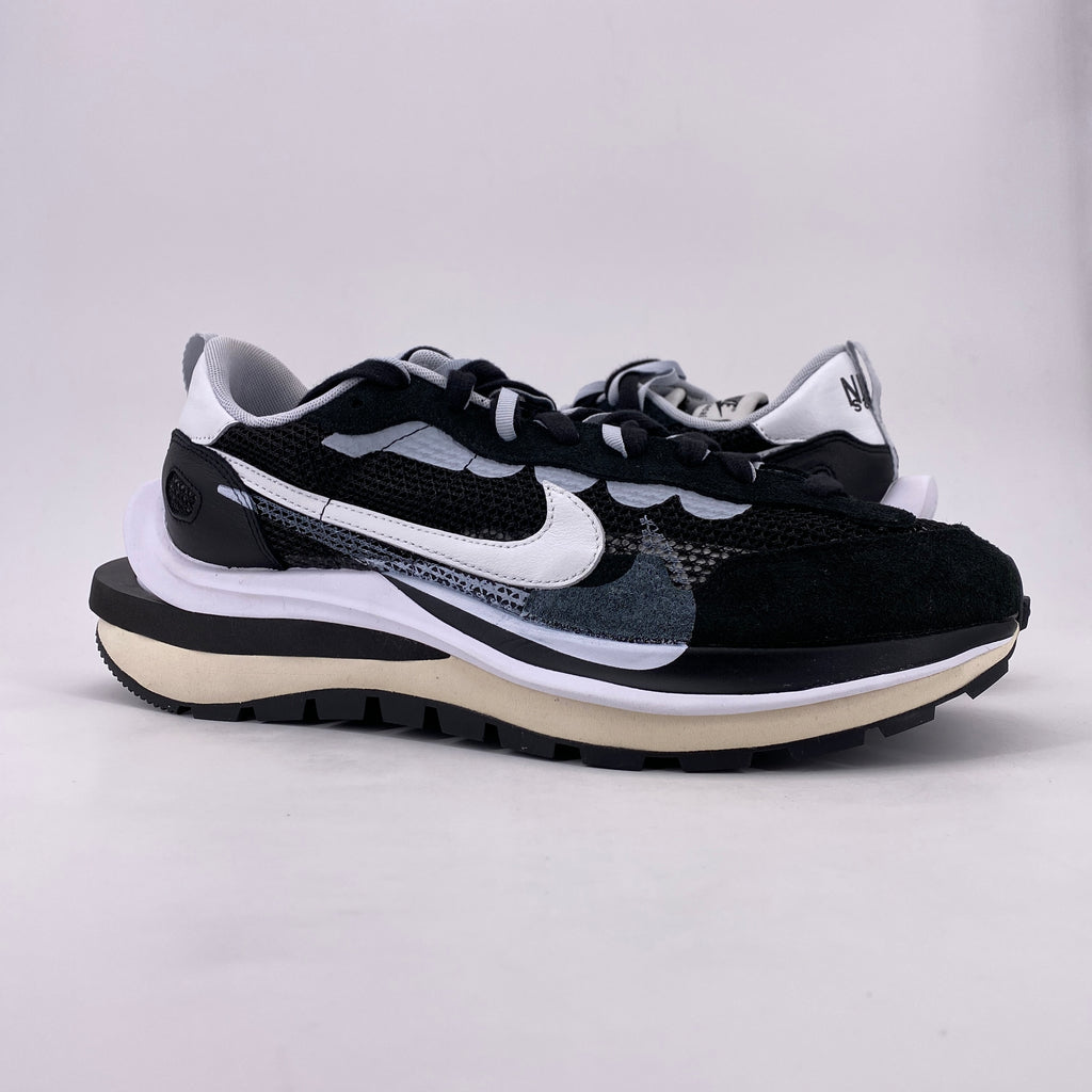 Nike Vaporwaffle / Sacai "Black White" 2020 New Size 12