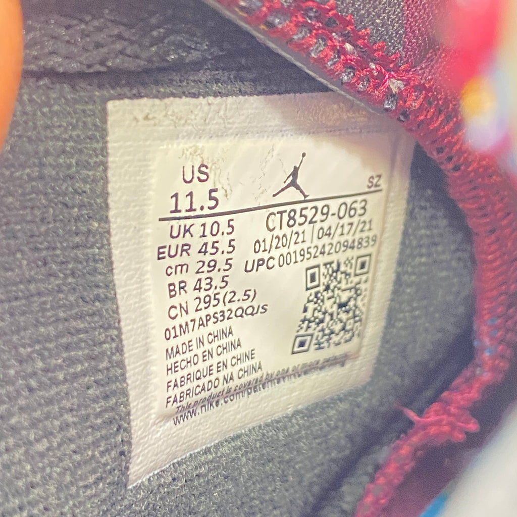 Air Jordan 6 Retro "Bordeaux" 2021 Used Size 11.5