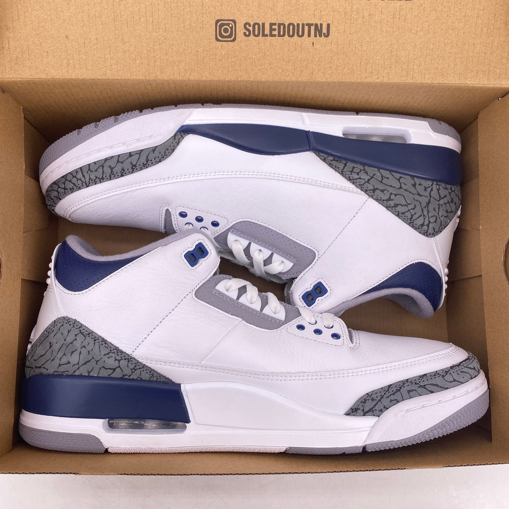 Air Jordan 3 Retro "Midnight Navy" 2023 New (Cond) Size 12