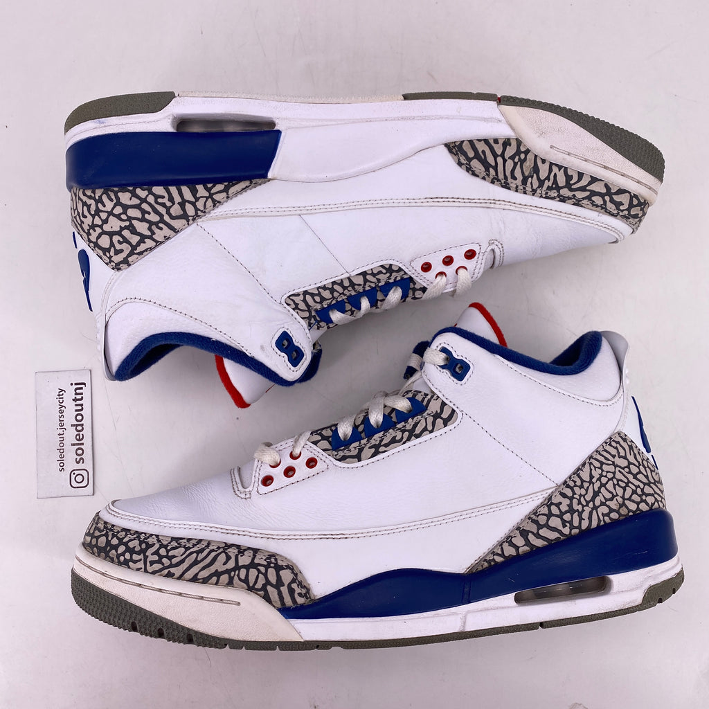 Air Jordan 3 Retro "True Blue" 2016 Used Size 12