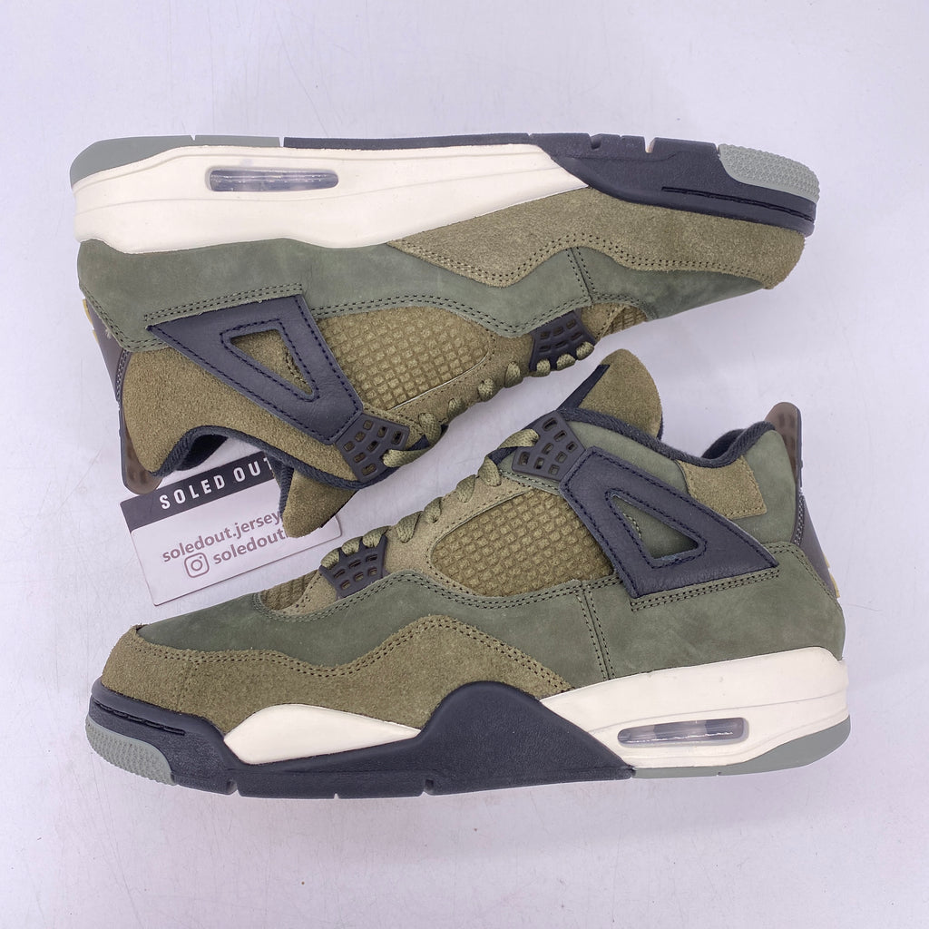 Air Jordan 4 Retro SE "Medium Olive" 2023 New Size 10.5
