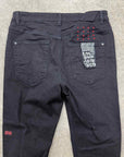 KSUBI Jeans "RED CROSS" Black Used Size 33