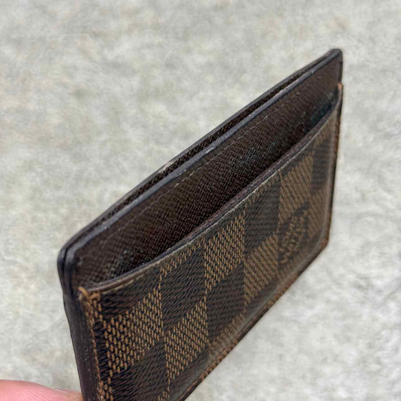 Louis Vuitton Card Holder &quot;MONOGRAM&quot; Used Brown