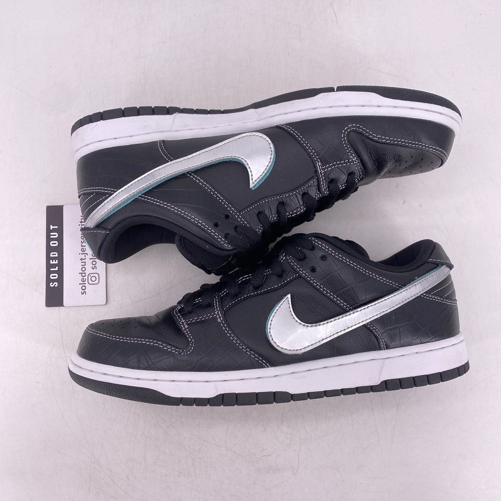 Nike SB Dunk Low "Black Diamond" 2018 Used Size 10.5