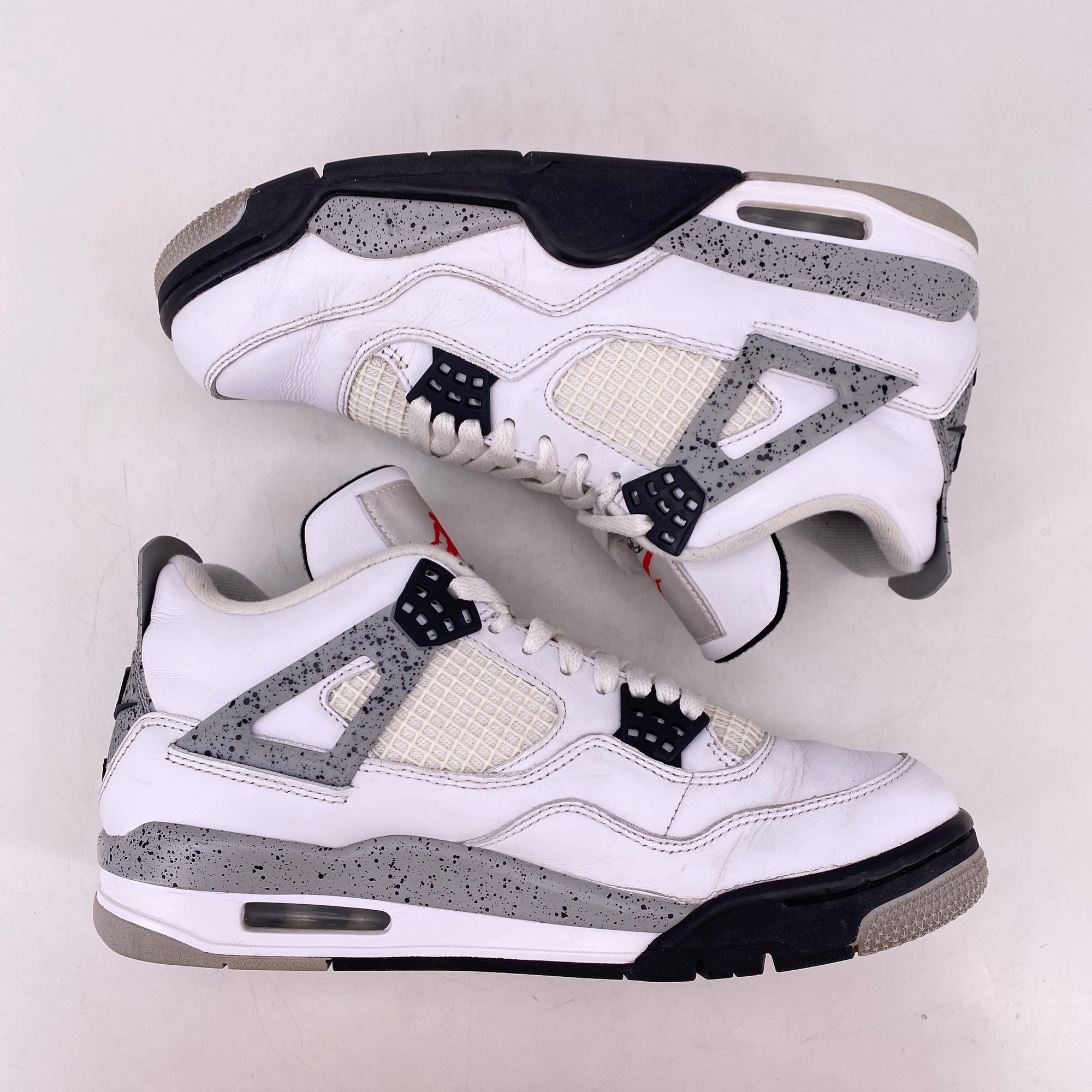 Air Jordan 4 Retro &quot;White Cement&quot; 2016 Used Size 8.5