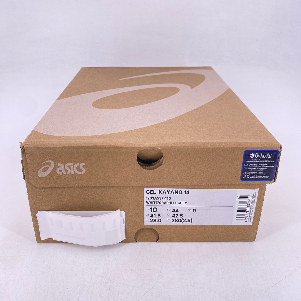 Asics Gel-Kayano 14 "White Graphite Grey" 2025 New Size 10