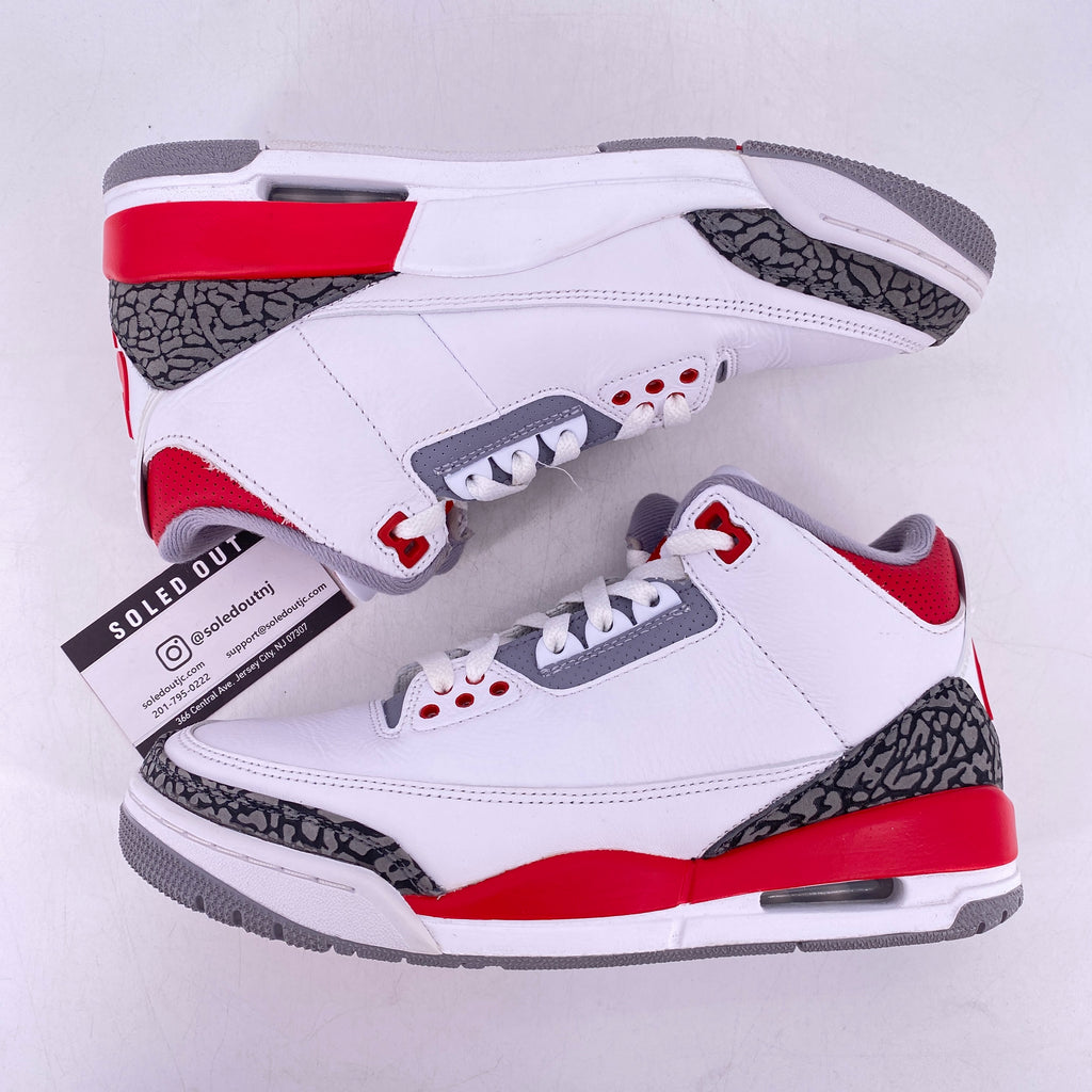 Air Jordan 3 Retro "Fire Red" 2022 Used Size 7.5