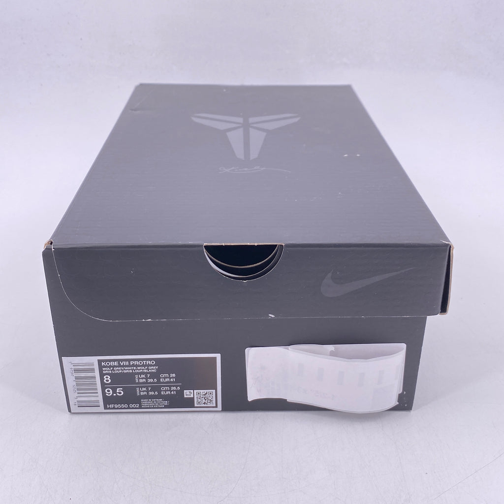 Nike Kobe 8 Protro "Wolf Grey" 2024 Used Size 8
