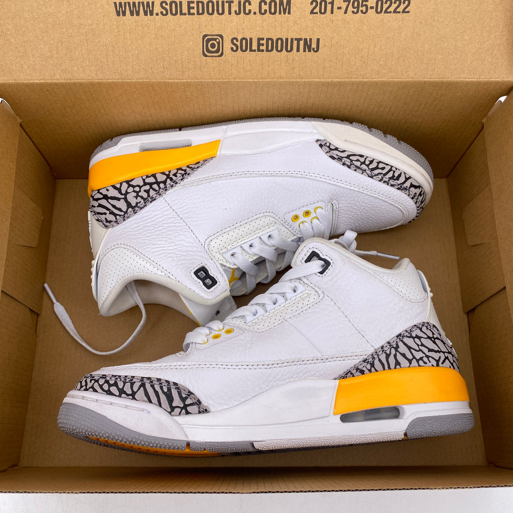Air Jordan (W) 3 Retro "Laser Orange" 2020 Used Size 6W