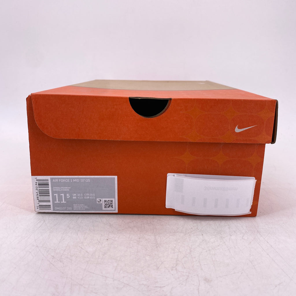 Nike Air Force 1 Mid "Chocolate" 2022 New Size 11.5
