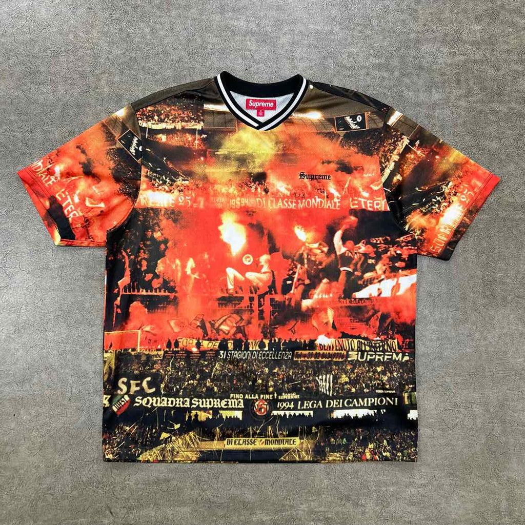 Supreme Jersey "VINCI PER NOI" Red Used Size M
