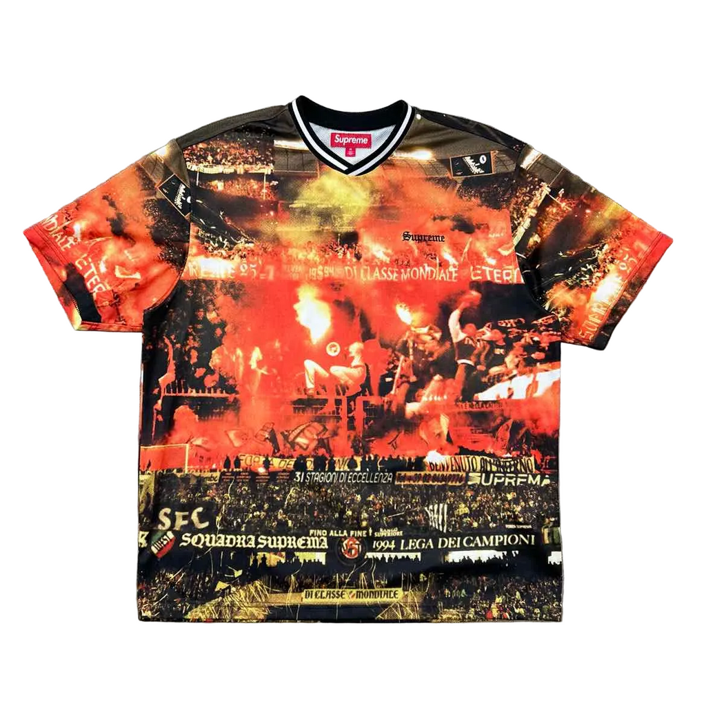 Supreme Jersey "VINCI PER NOI" Red Used Size M