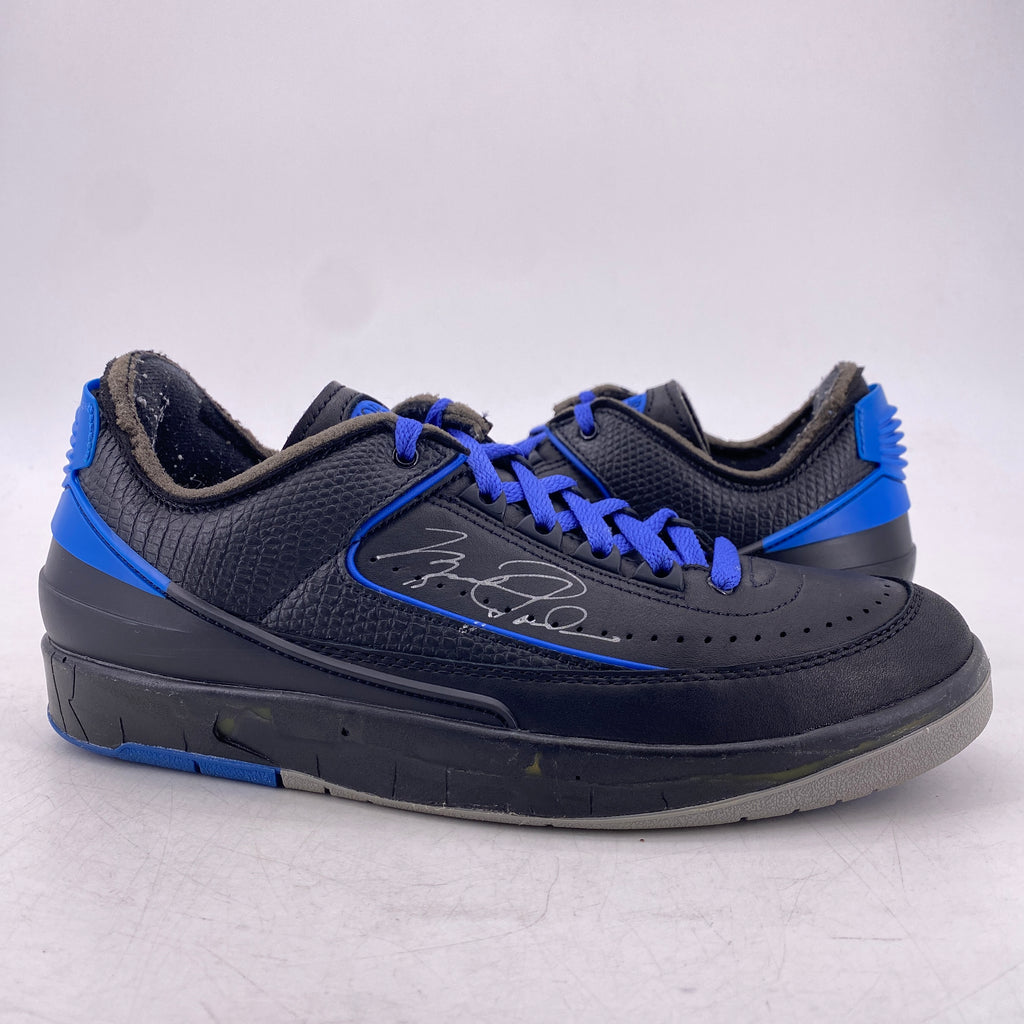Air Jordan 2 Retro Low "Ow Black Blue" 2021 Used Size 8