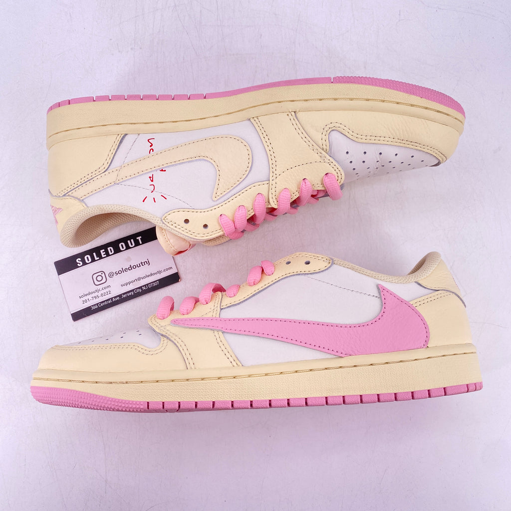 Air Jordan 1 Retro Low "Travis Scott Sail Tropical Pink" 2026 Used Size 10