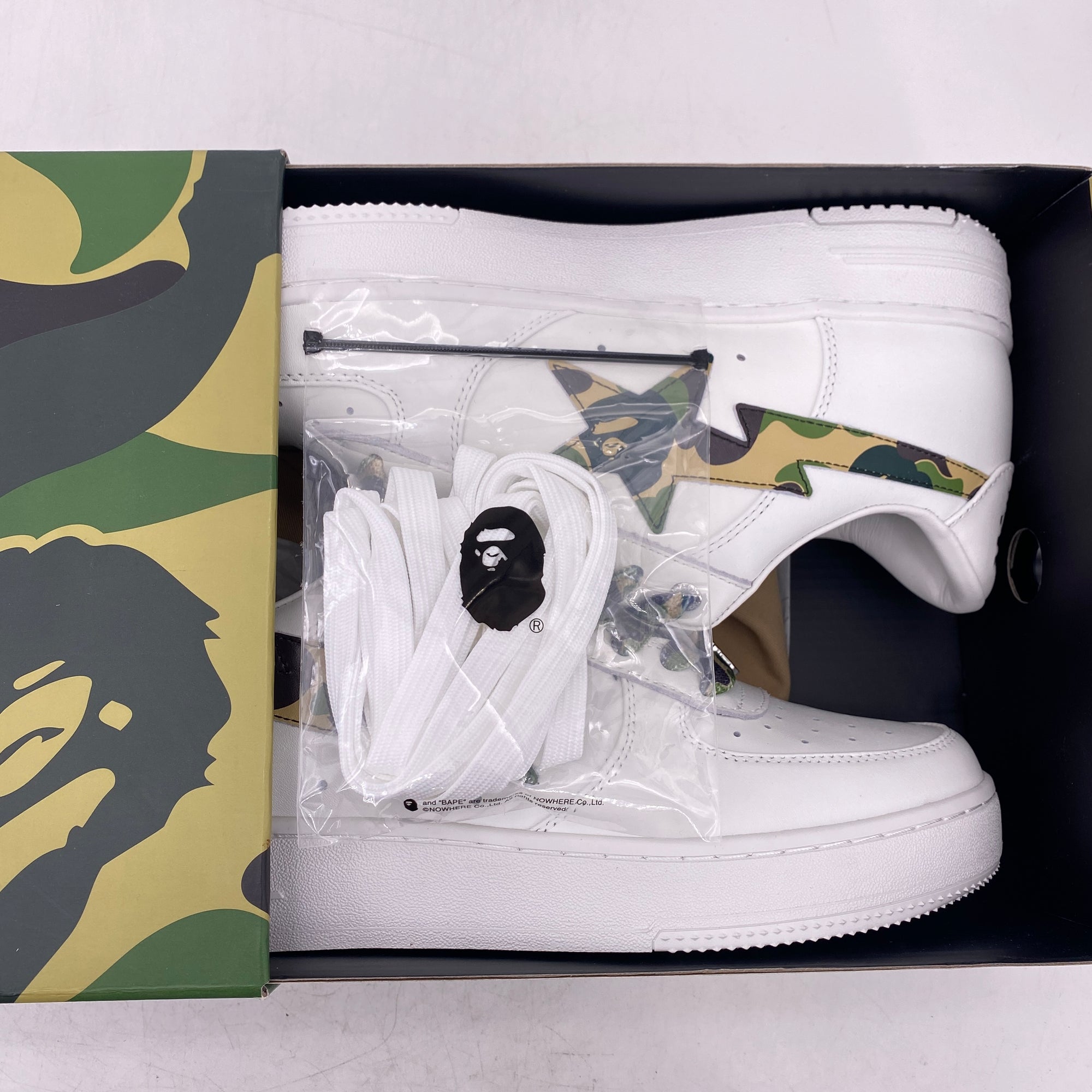 Bape Bapesta &quot;Abc Camo&quot; 2025 New Size 12