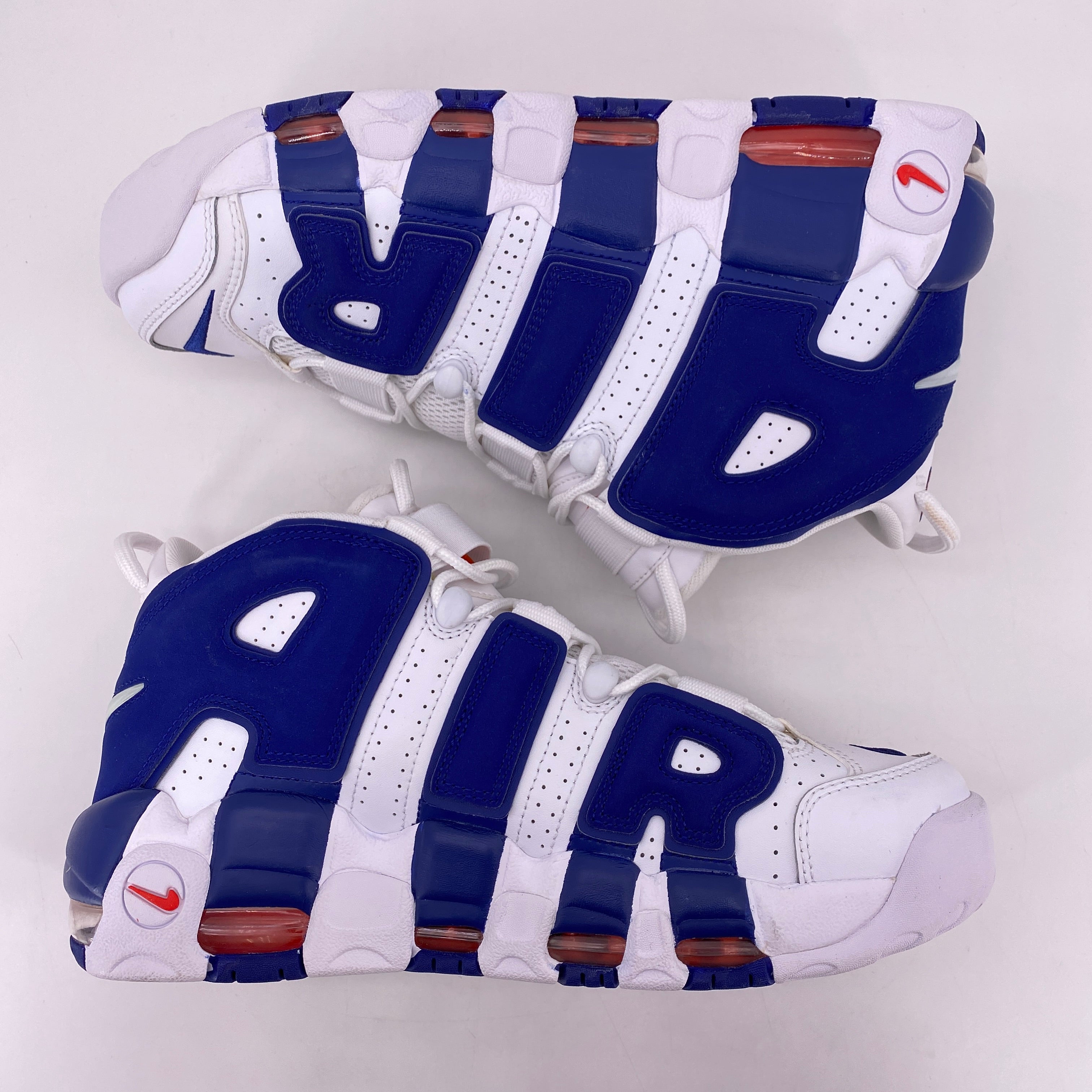 Nike Air More Uptempo &quot;Knicks&quot; 2017 New Size 8.5
