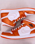 Air Jordan 1 Mid "Metallic Orange" 2021 New Size 11