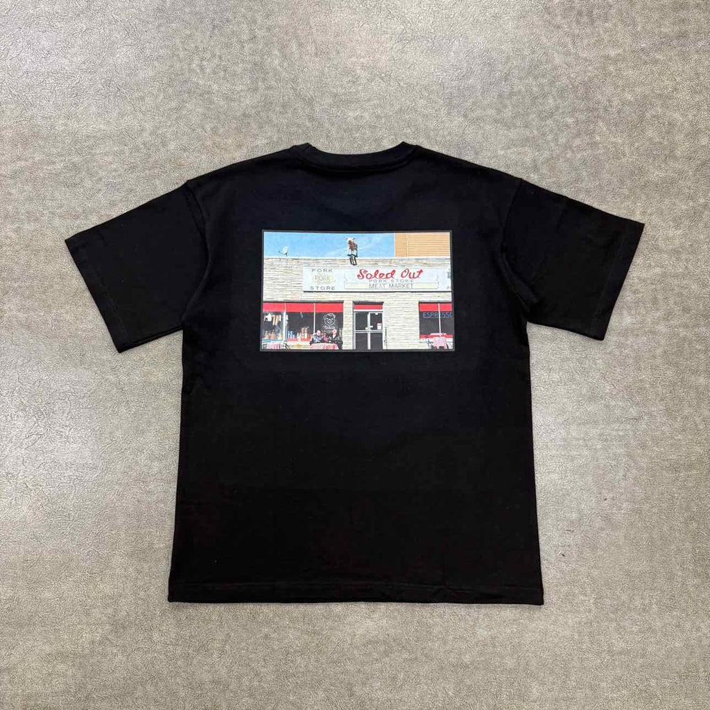 Soled Out T-Shirt "MEAT STORE" Black New Size M
