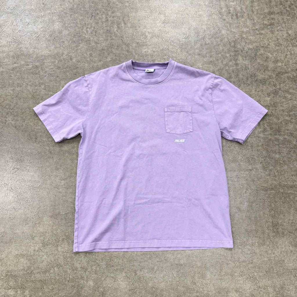 Palace T-Shirt "POCKET LOGO" Purple Used Size XL