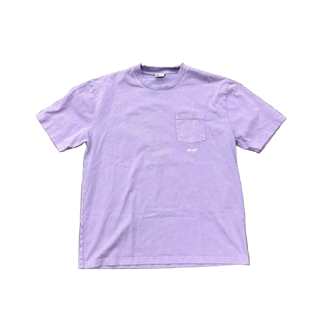 Palace T-Shirt "POCKET LOGO" Purple Used Size XL