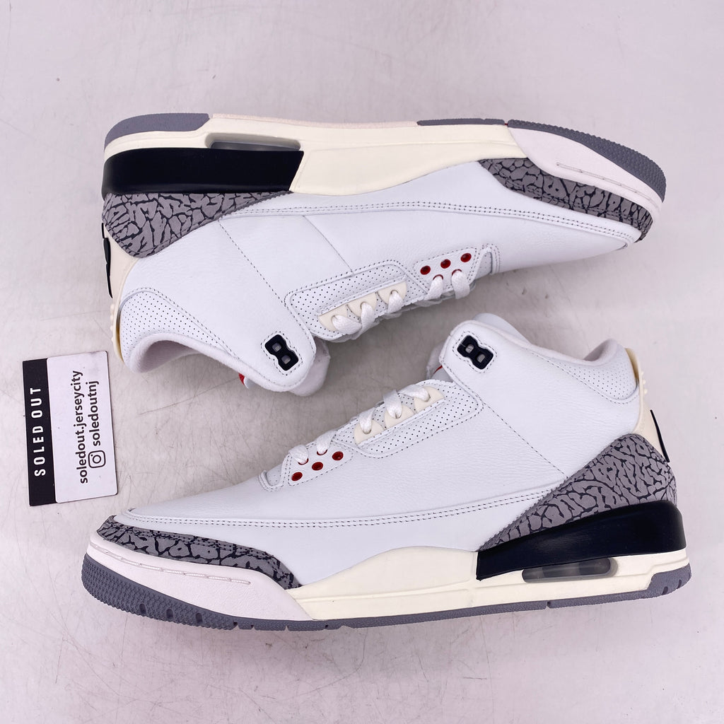 Air Jordan 3 Retro "White Cement" 2023 New Size 12.5