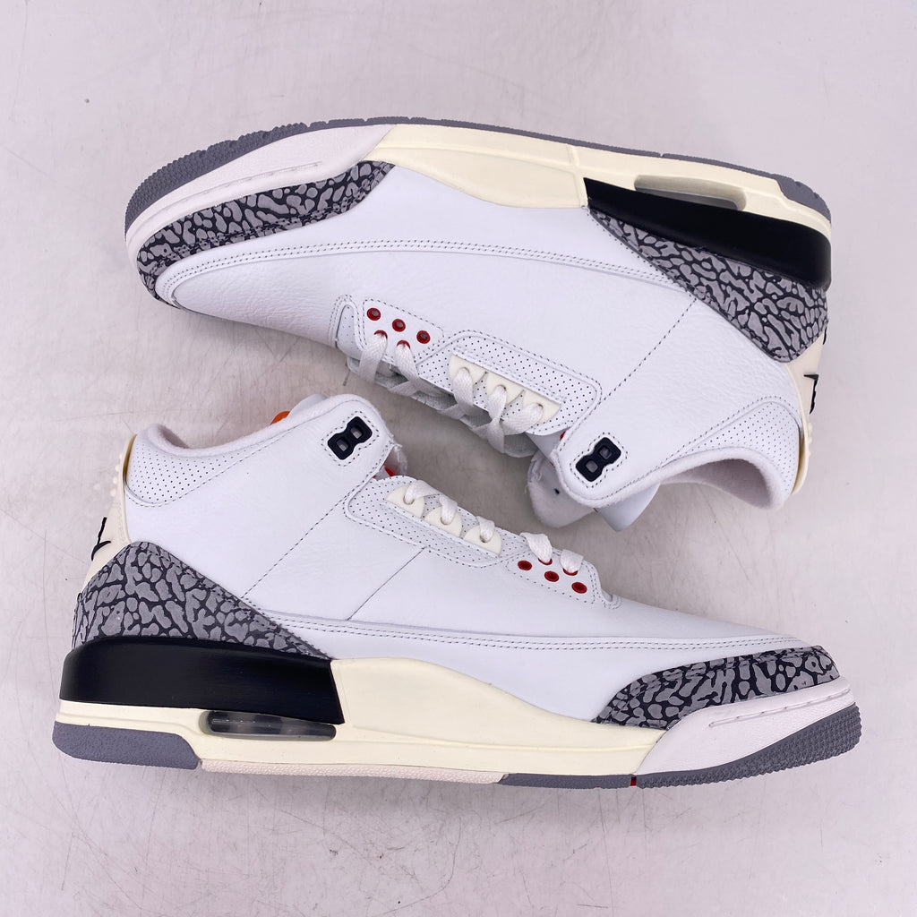 Air Jordan 3 Retro "White Cement" 2023 New Size 12.5