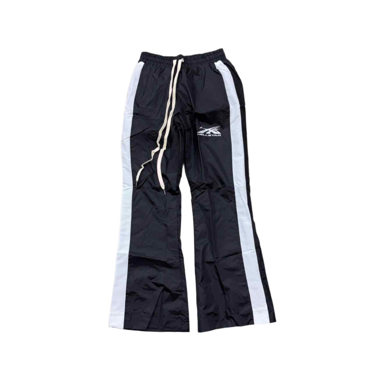 Hellstar Track Pants &quot;BLACK WHITE&quot; Black New Size XS