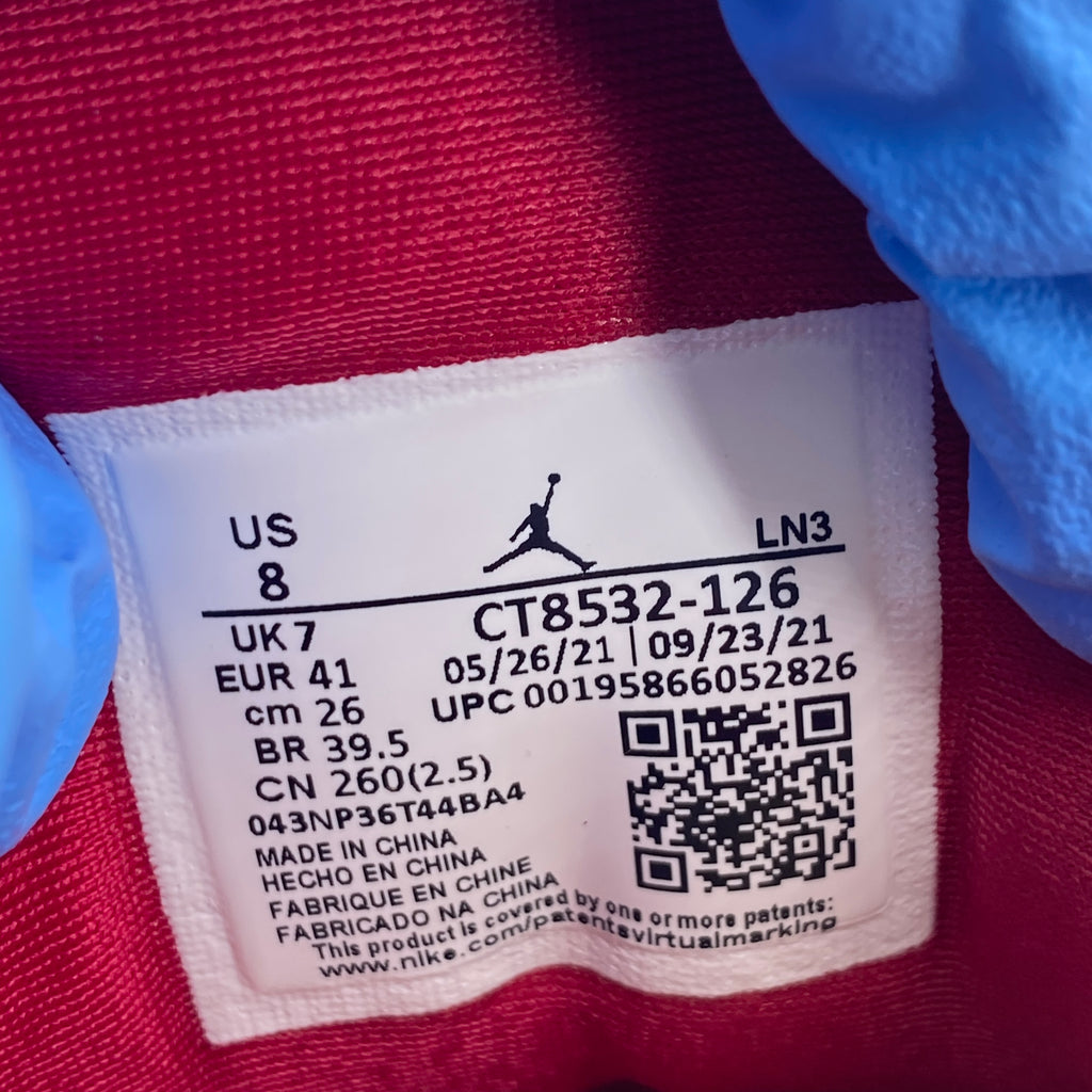 Air Jordan 3 Retro "Cardinal" 2022 New Size 8