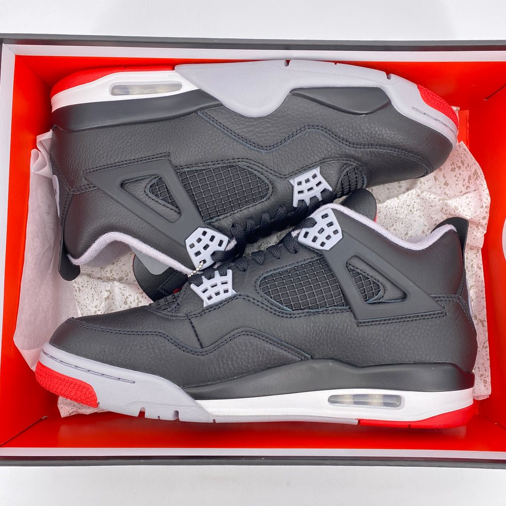 Air Jordan 4 Retro "Bred Reimagined" 2024 New Size 10.5