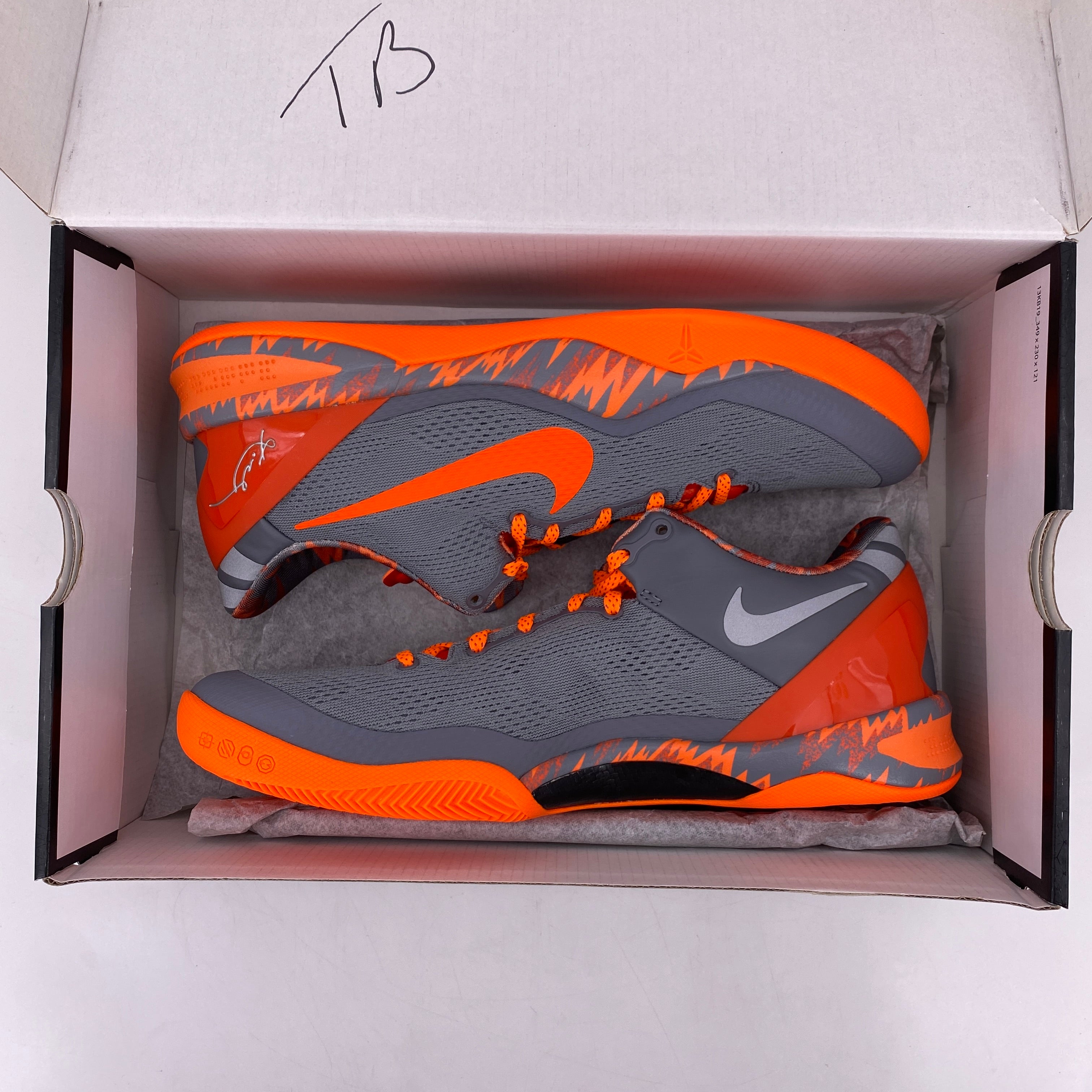 Nike Kobe 8 Protro &quot;Philipppines Grey Team Orange&quot; 2013 New Size 11