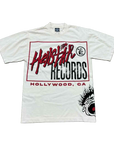 Hellstar T-Shirt "RECORDS" Cream New Size 2XL
