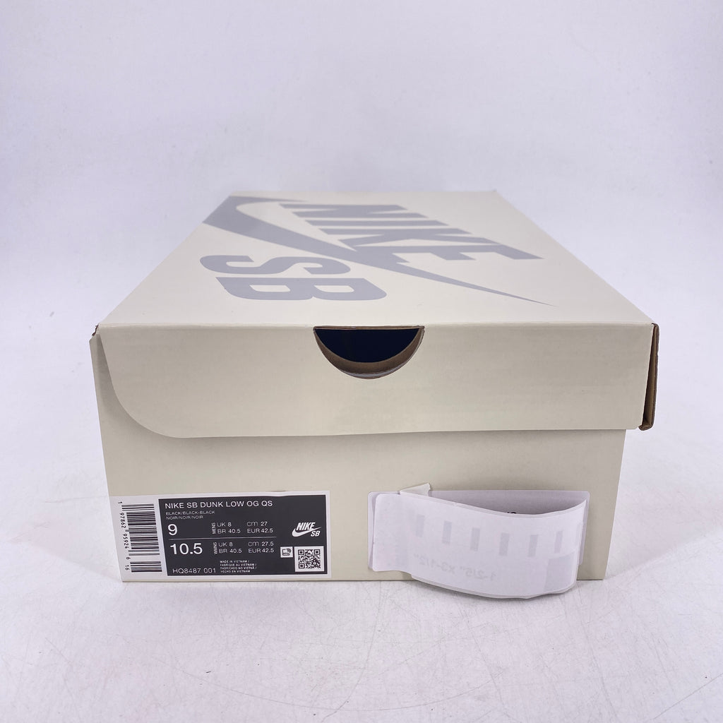 Nike SB Dunk Low "Supreme 94 Black" 2025 New Size 9