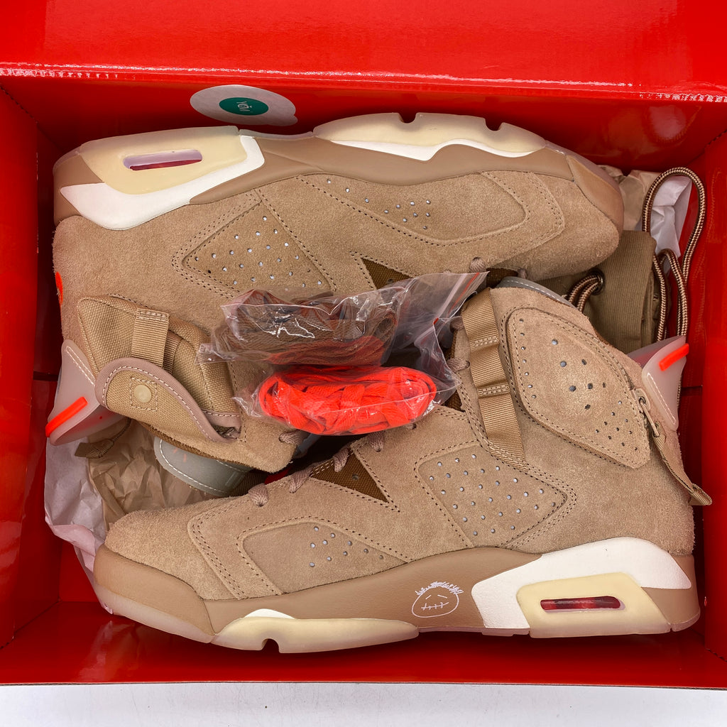 Air Jordan 6 Retro "British Khaki" 2021 New Size 10.5