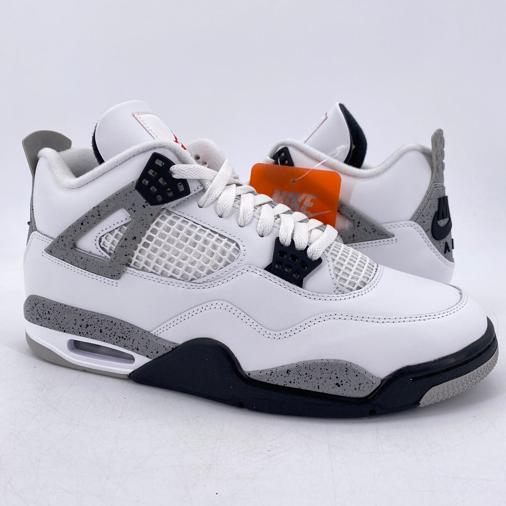 Air Jordan 4 Retro "White Cement" 2025 New Size 11.5