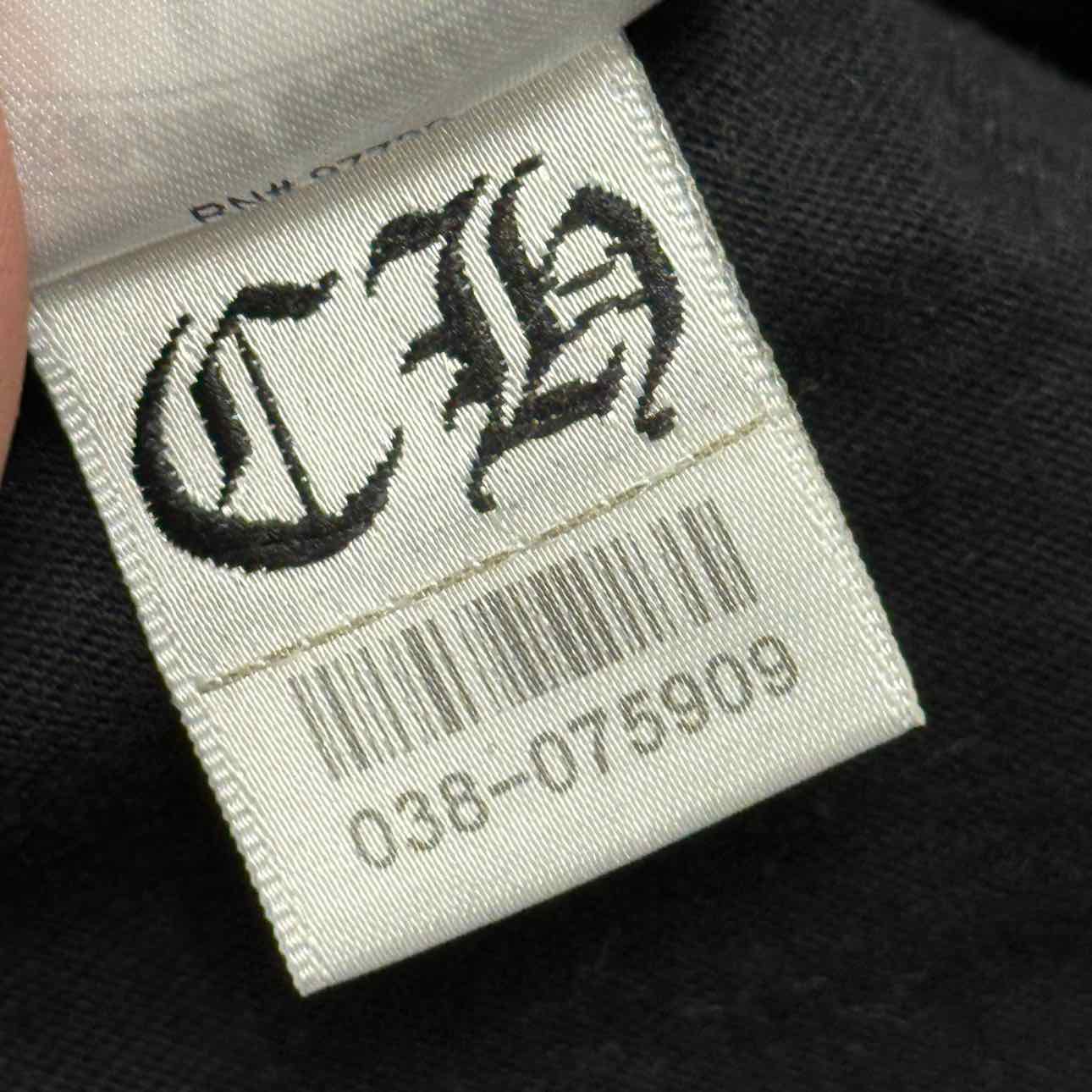 Chrome Hearts Long Sleeve &quot;FOTI&quot; Black Used Size M Chrome Hearts