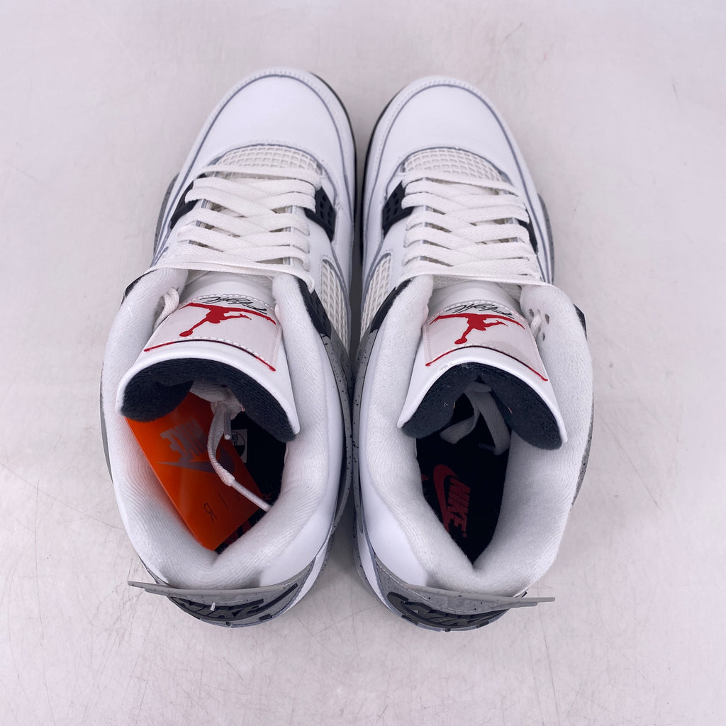 Air Jordan 4 Retro "White Cement" 2025 New Size 12