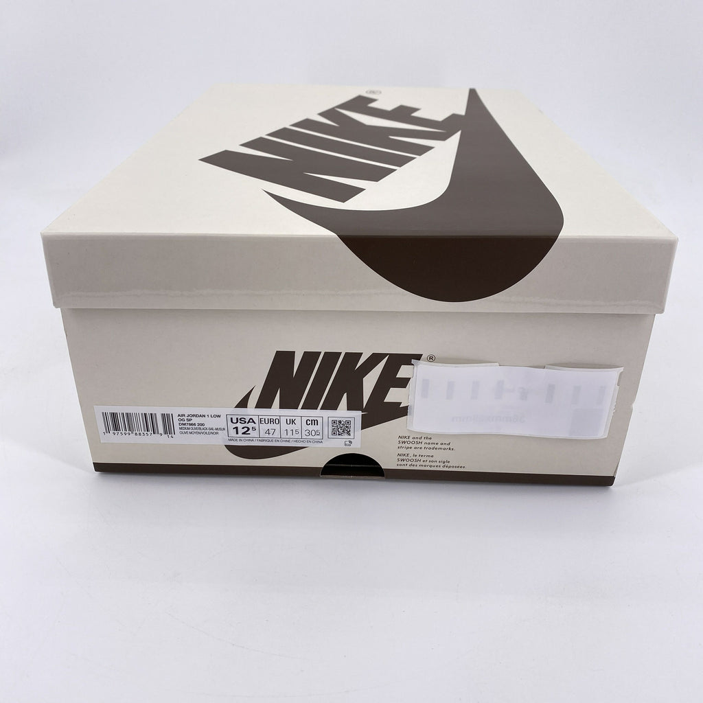 Air Jordan 1 Low OG SP "Travis Scott Medium Olive" 2024 New Size 12.5