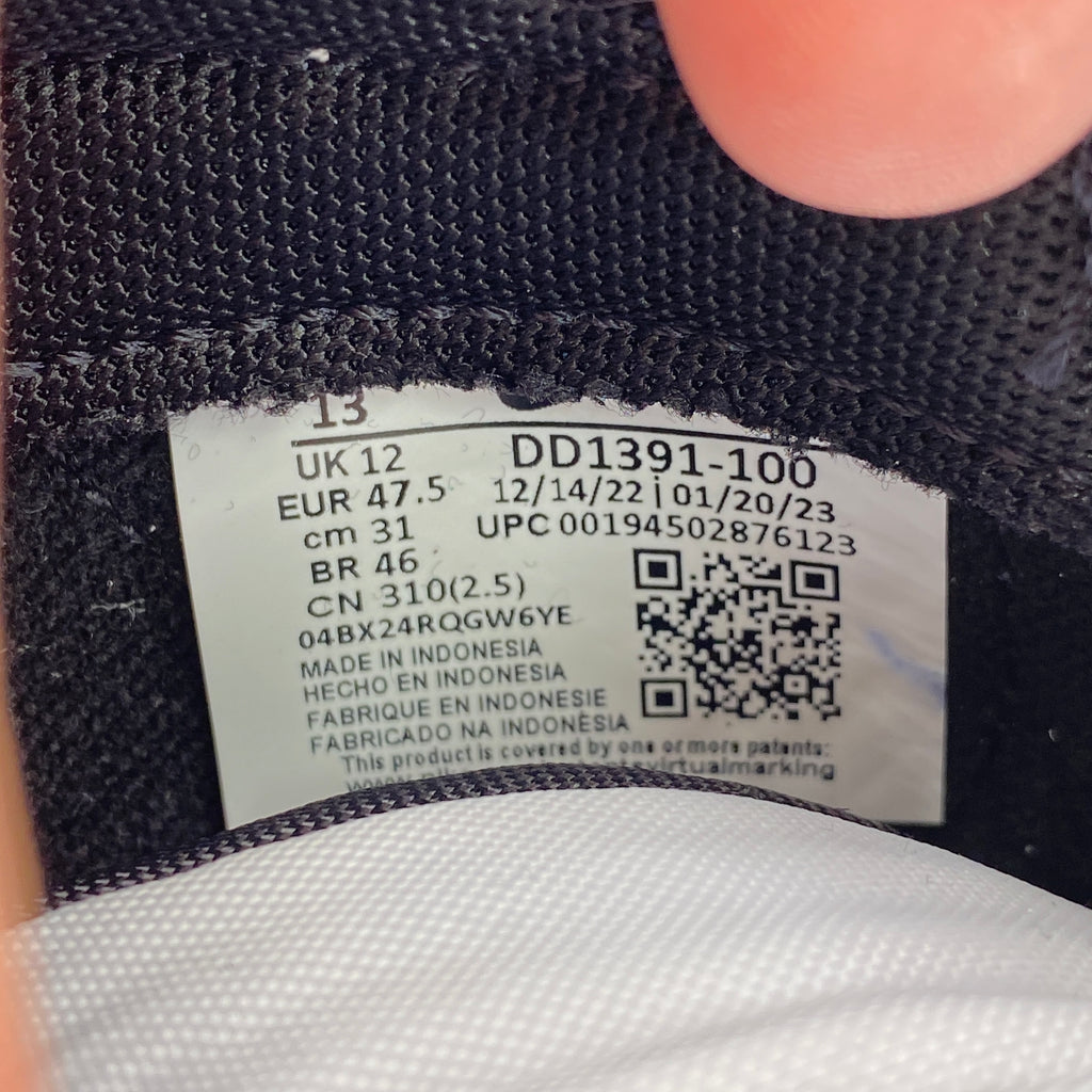 Nike Dunk Low "Black White" 2021 New Size 13