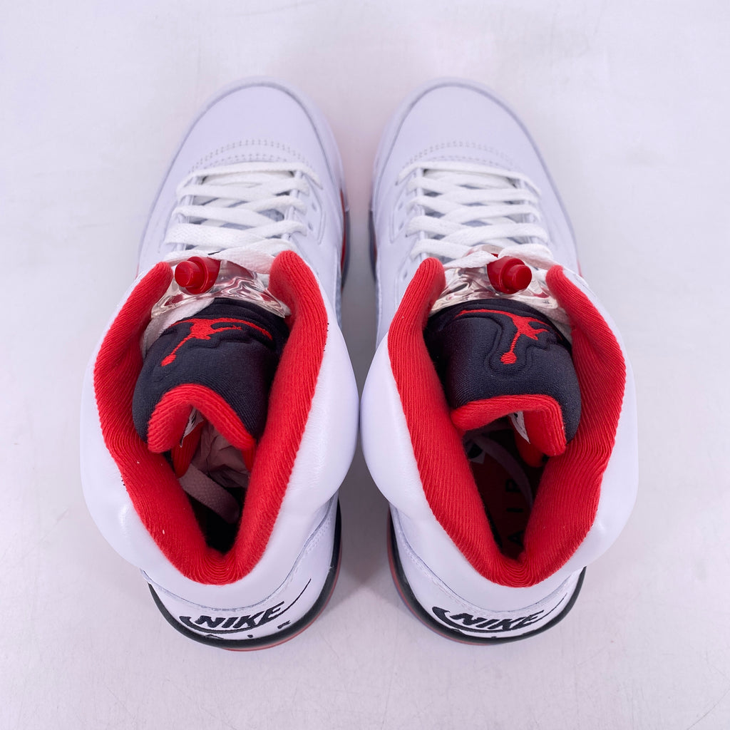 Air Jordan 5 Retro "Fire Red Black Tongue" 2025 New Size 9