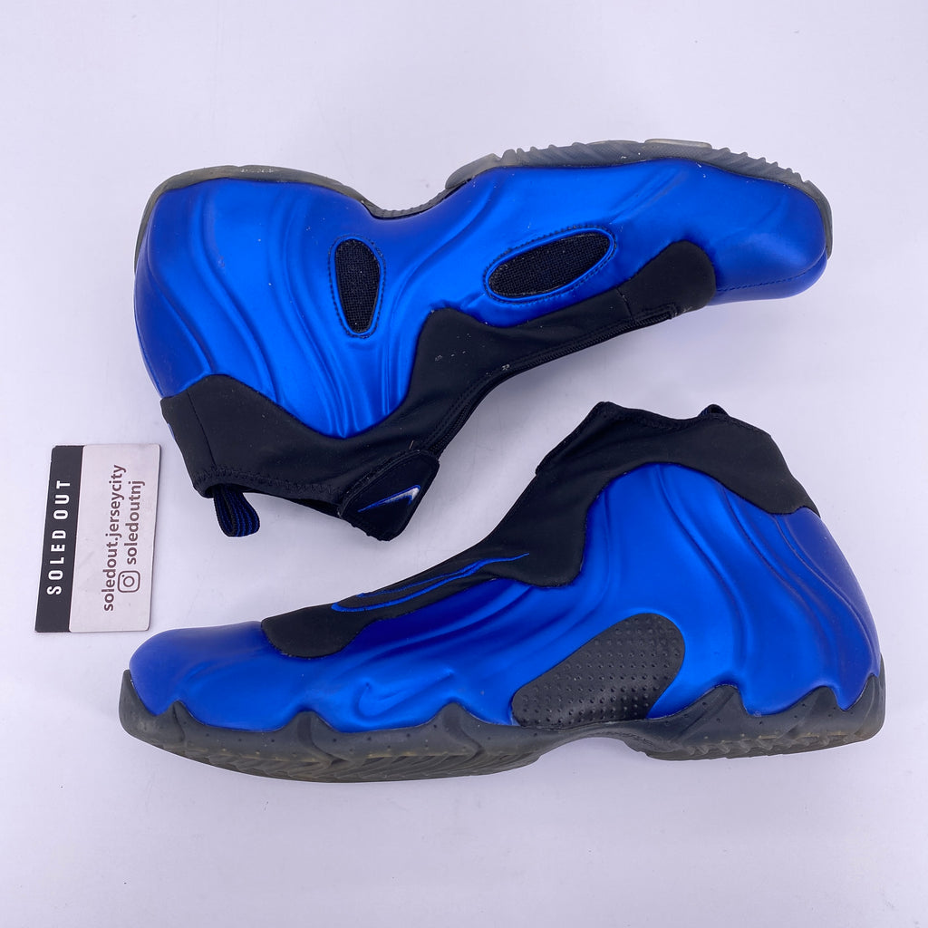 Nike Air Flightposite "Dark Neon Royal" 2018 Used Size 11