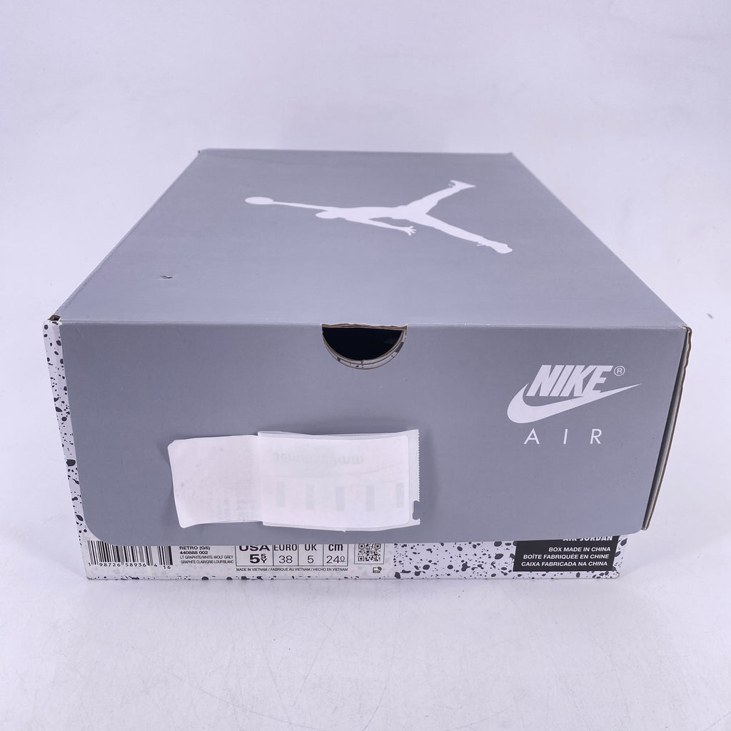 Air Jordan (GS) 5 Retro "Wool Grey" 2026 New Size 5.5Y