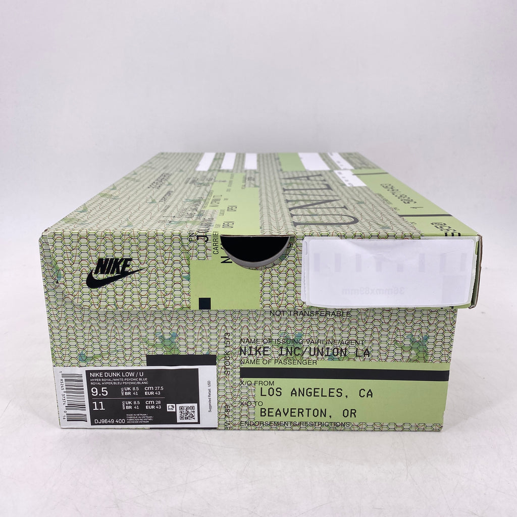 Nike Dunk Low "Union Argon" 2022 New Size 9.5