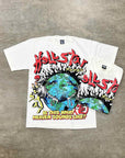 Hellstar T-Shirt "HEAVEN ON EARTH" Cream New Size M