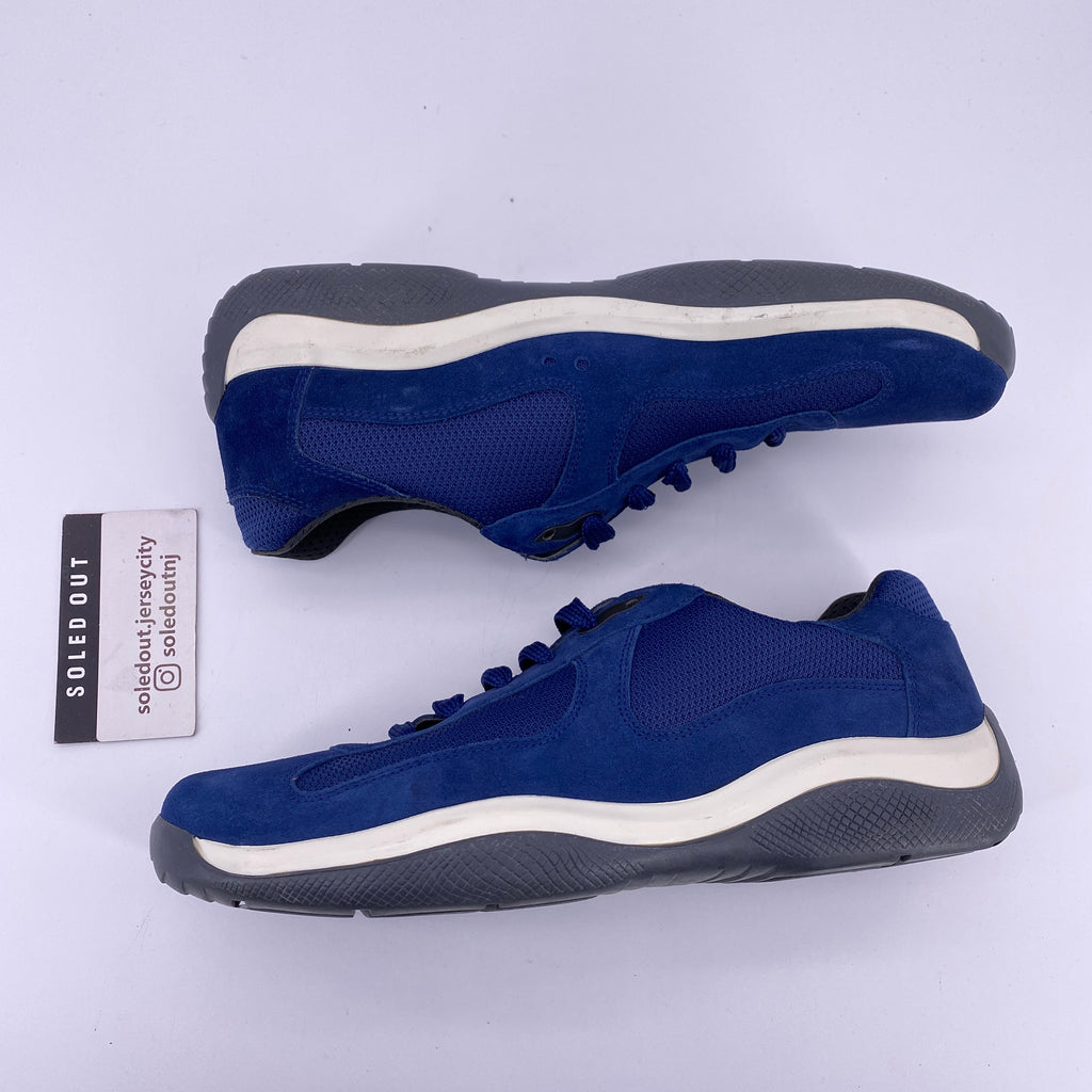 Prada America's Cup "Blue Suede"  Used Size 6 PRADA