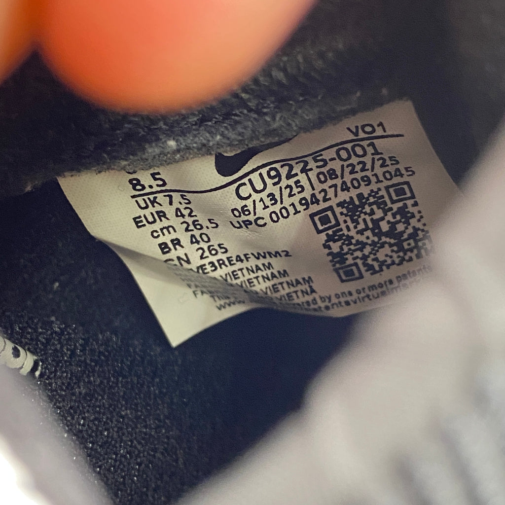 Nike Air Force 1 Low "Supreme Black" 2020 Used Size 8.5