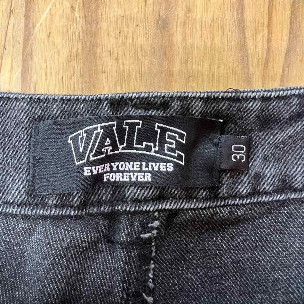 Vale Jeans "RHINESTONE" Black Used Size 30