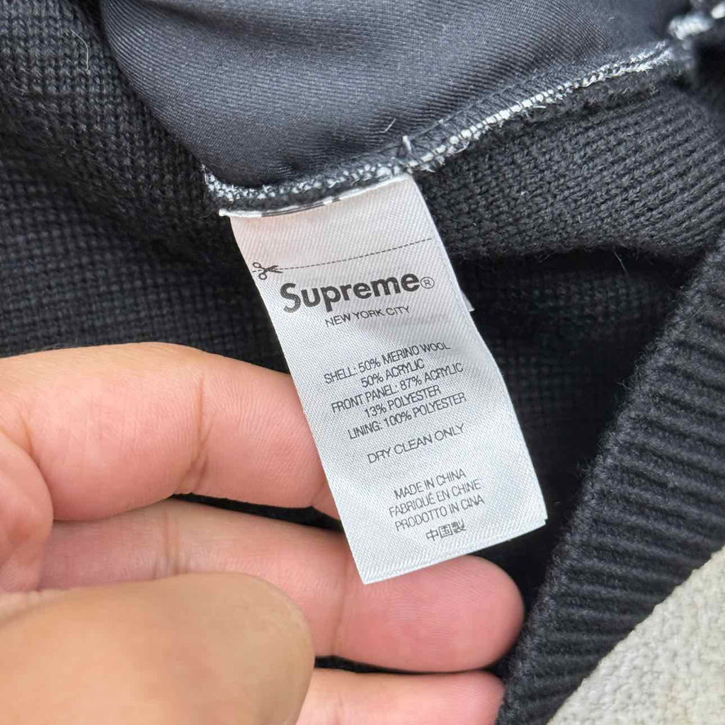 Supreme Cardigan "COW PRINT" Black Used Size L