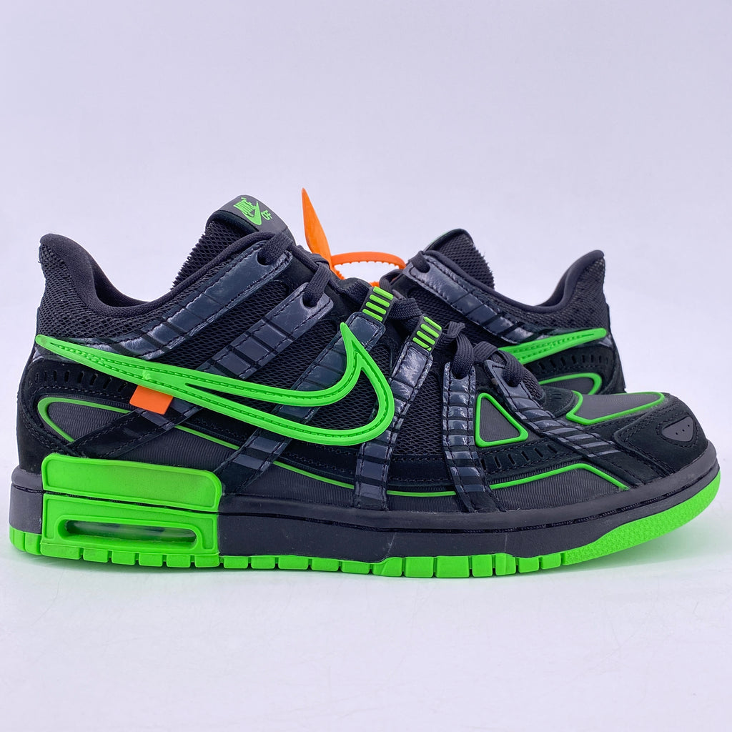 Nike Air Rubber Dunk / OW "Green Strike" 2020 Used Size 9